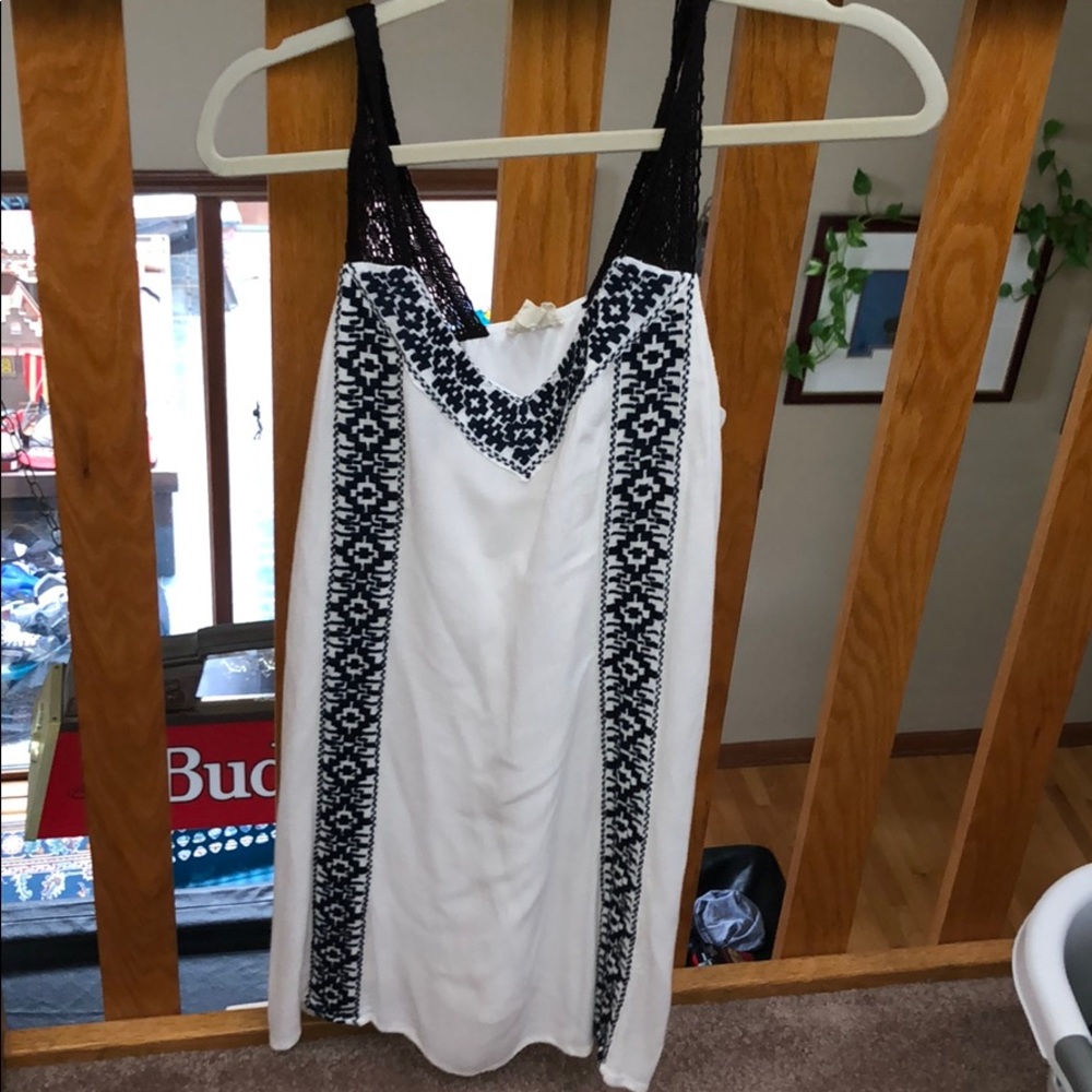 Light weight dress (black and white)